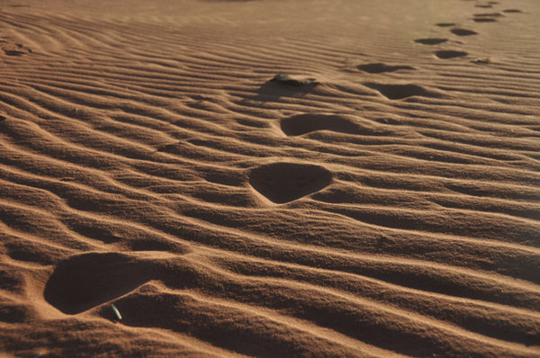 Footprints - Wadi Rum