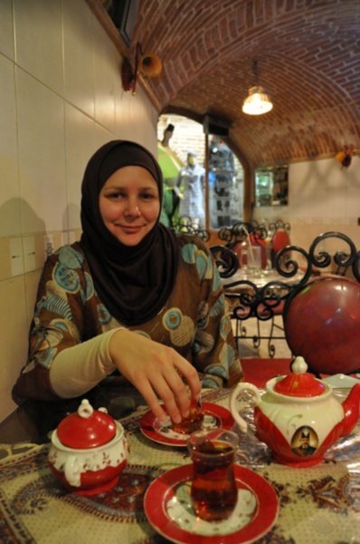 Sarah Wearing Hejab - Tabriz