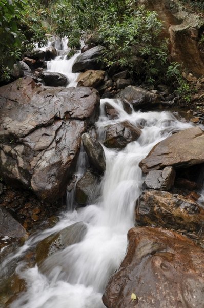 Waterfall - Salkantay Trek