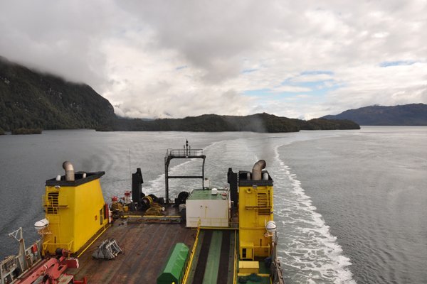 View from the Back of the Ferry