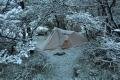 Our Tent in the Snow - Torres del Paine National Park