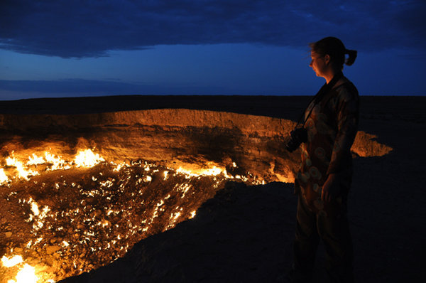Burning Gas Crater - Turkmenistan