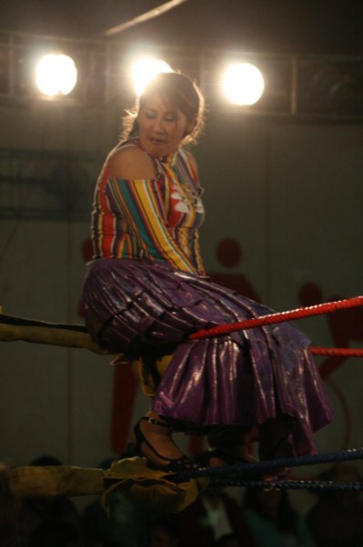 Another lady wrestler
