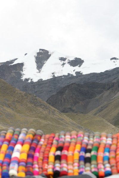 Handicrafts and view of mountain