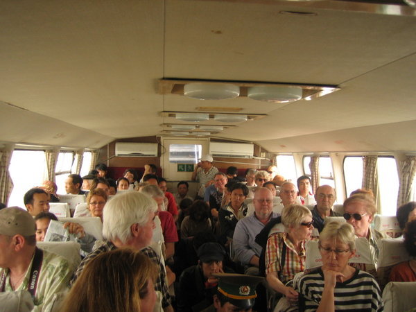 Hydrafoil Ferry Full of People