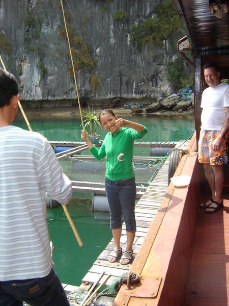 Linh, our best fisherman