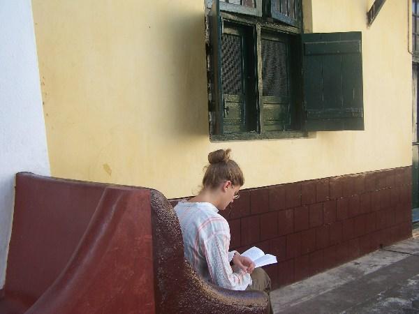 Taking a Break in Fort Kochi