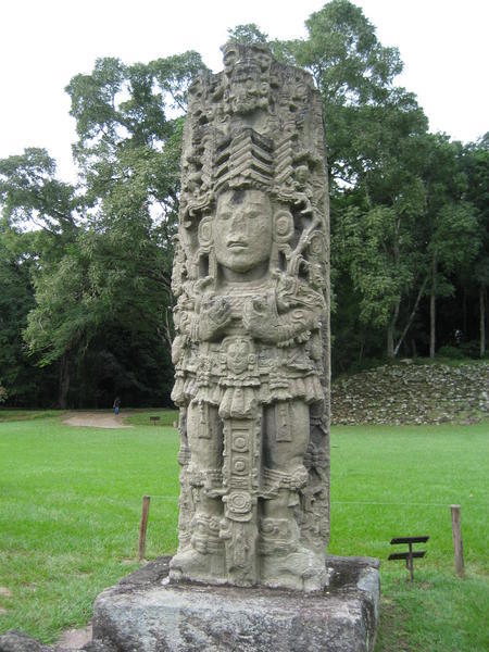 Replica of Copan statue