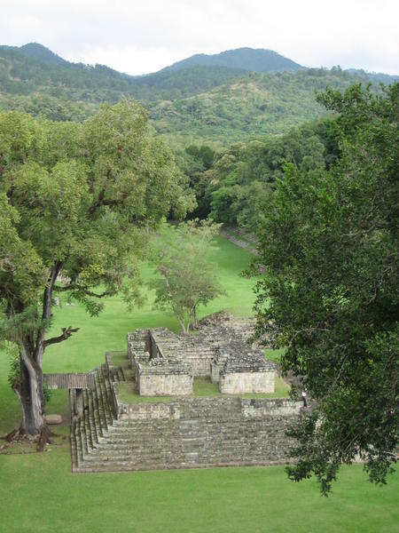 View from the top of the pyramid