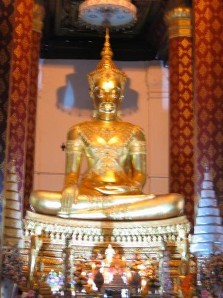 Gold Buddha statue
