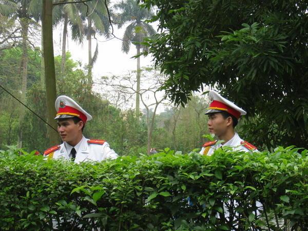 Two of Vietnam's finest in Hanoi