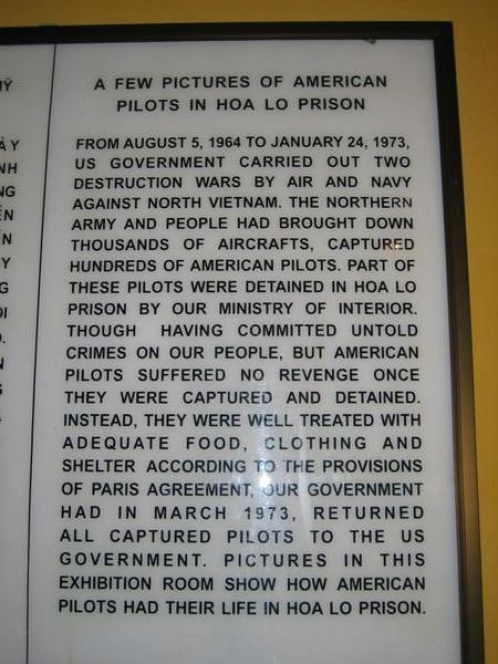 Hoa Lo prison explanation
