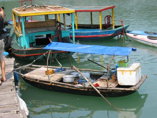 Boats in Halong Bay