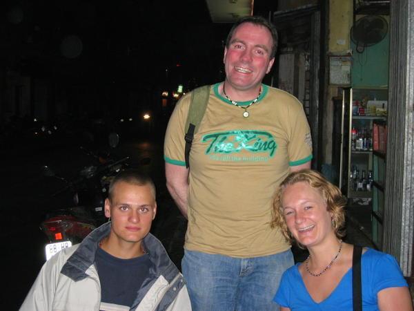 Next night in Hanoi with new Swiss and Dutch friends