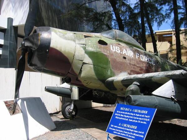 US Air Force plane at War Remnants museum