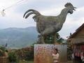 Chicken statue in Chicken Village