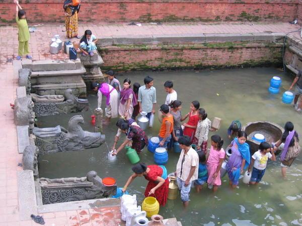Kathmandu water fountain