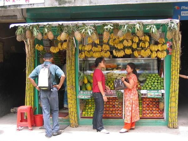 Fruit Stand in Kathmandu