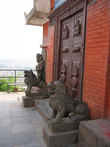 Gate at monkey temple