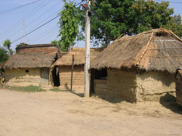 Houses in Lumbini village