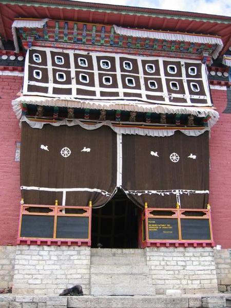 Entrance to Tengboche monastery