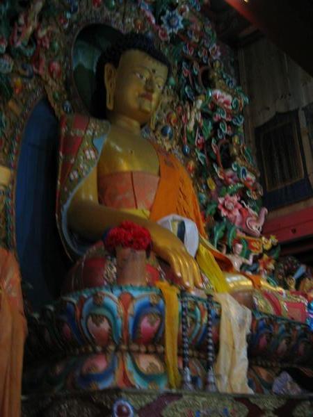 Buddha statue closeup