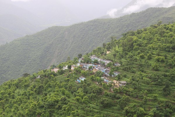 Village in the Himalayas