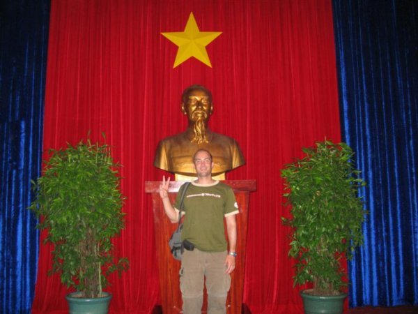 Under the stern gaze of Ho Chi Minh