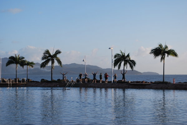 Exercise at sunrise, Townsville