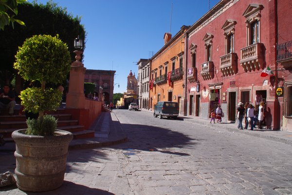 Vue sur la place principale de San Miguel