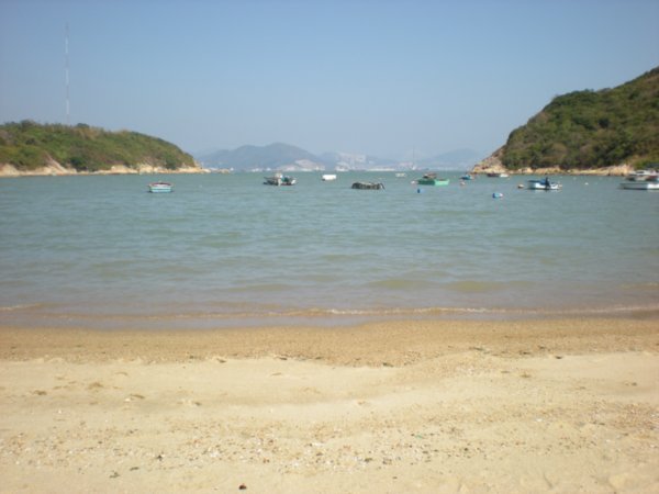 sitting on the beach at Peng Chau (2)