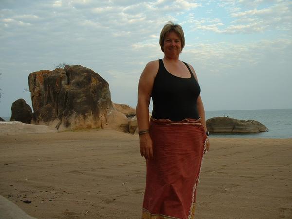 Julie à Salima Lac Malawi