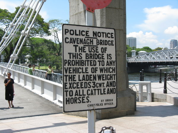 Cavanagh Bridge Sign