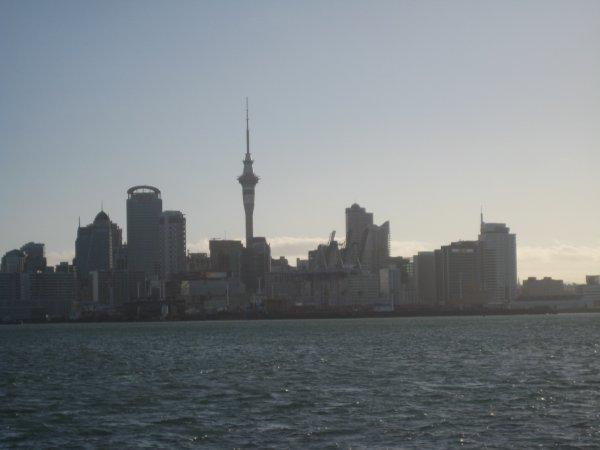 A view of Auckland from Devenport