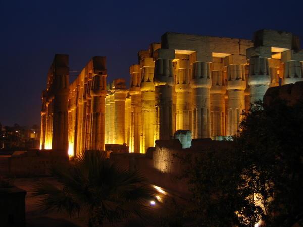 Luxor Temple at Night