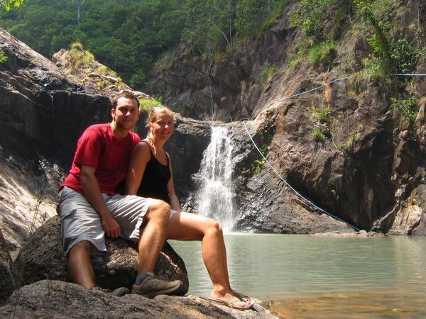 Us at Wang Sai Waterfall