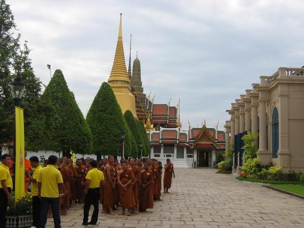 Monks at the Grand Palace