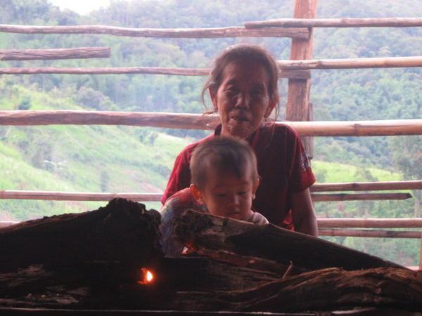 Lahu Grandma and Child