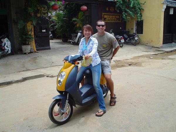 Paul with his Scooter Girl