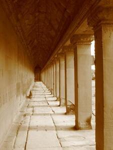 Angkor Wat Hallway