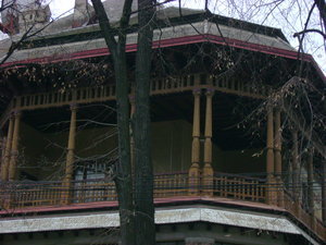 Detail of second balcony