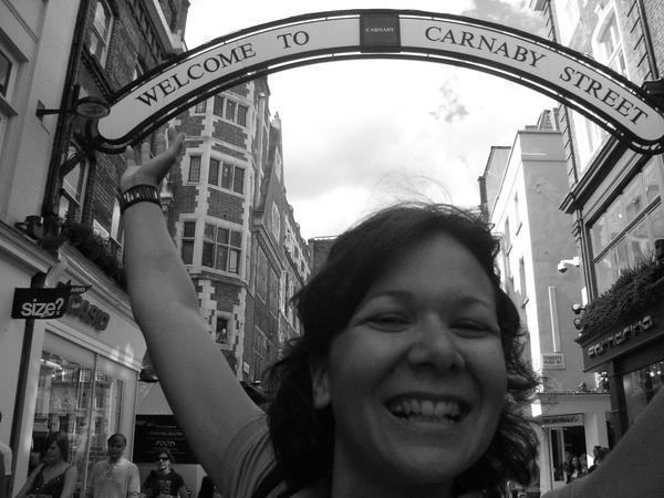 Kicking up our Heels in Carnaby Street