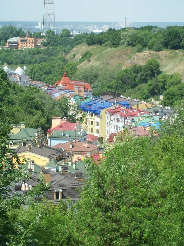 Colourful town