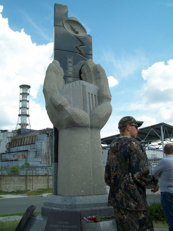 Memorial Statue, Chernobyl