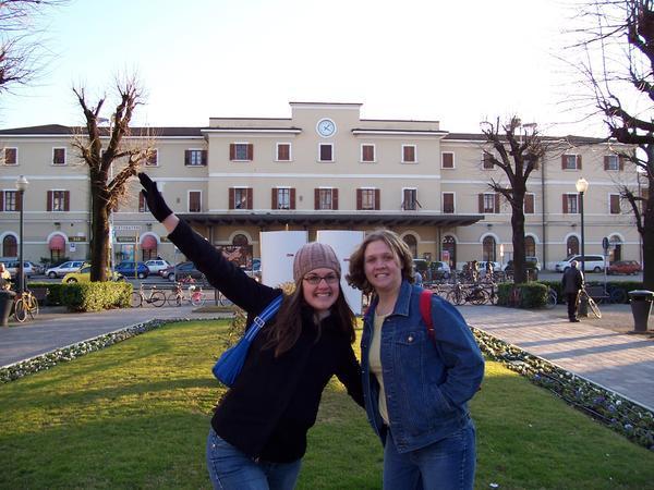 Hannah and Andrea in Empoli
