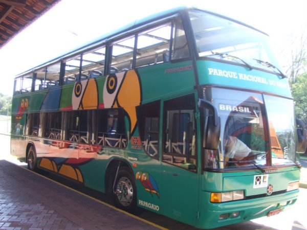 Bus transport within the park