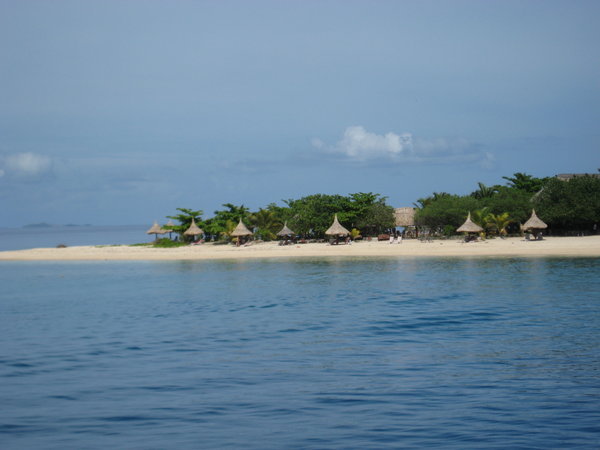 from the ferry through the Mamanucas Islands