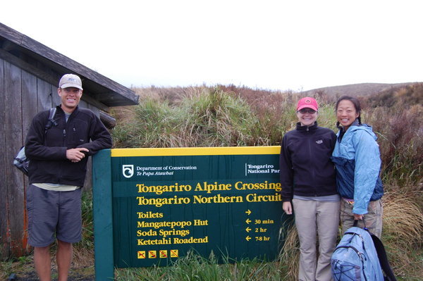 Tongariro Alpine Crossing "before" picture
