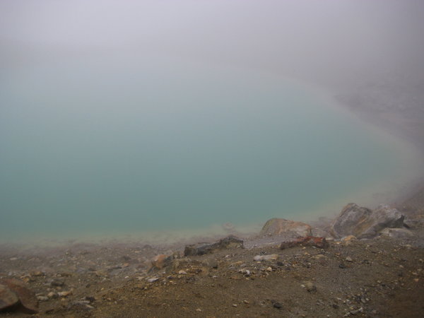 one of the "Emerald Lakes" on Tongariro