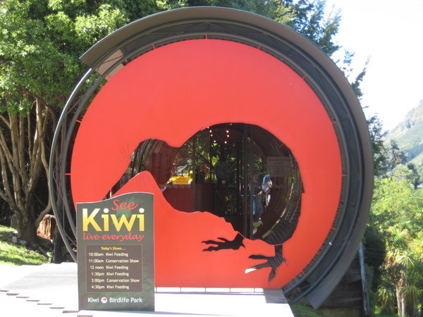 entrance to the kiwi conservatory (Queenstown)